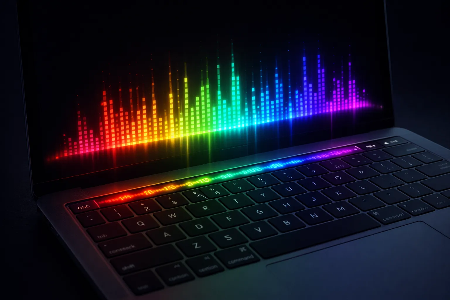 Touch Bar Visualizer visual